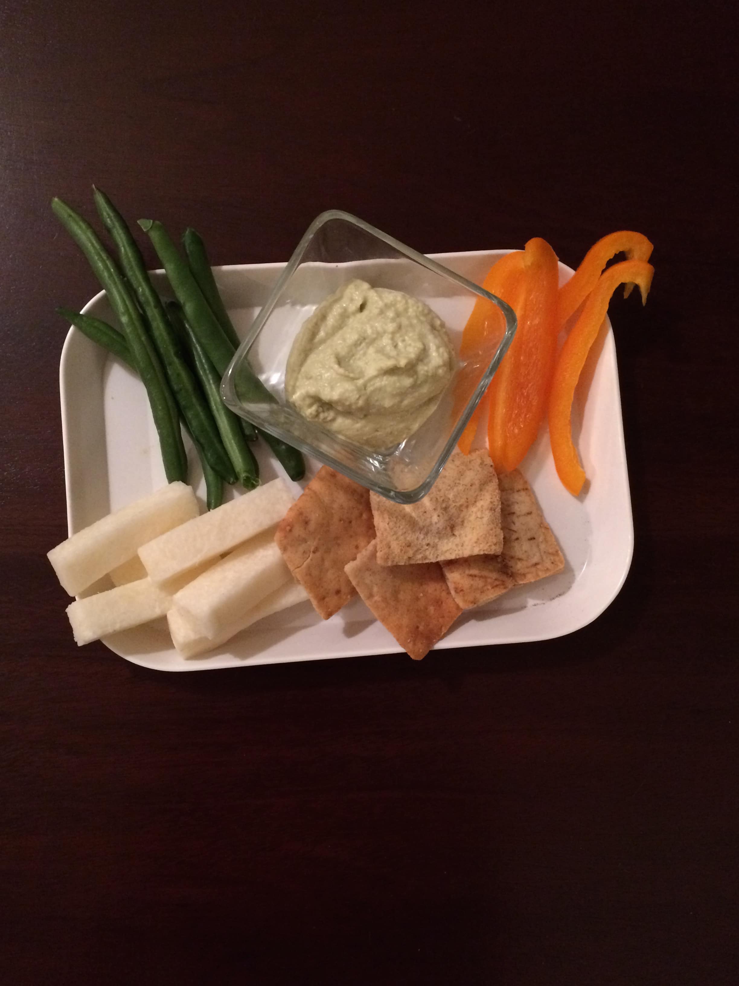 hummus, pita chips & veggies Summit Healthcare Regional Medical Center