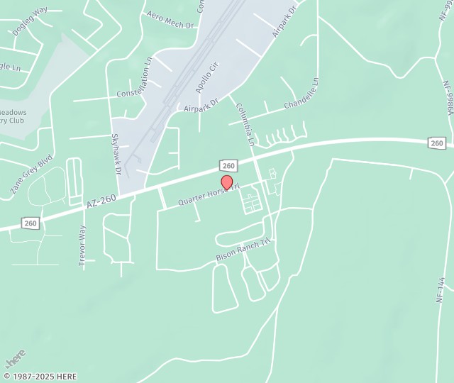 Location Map: 2352 Quarter Horse Trail Overgaard, AZ 85933